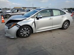 Toyota salvage cars for sale: 2022 Toyota Corolla LE