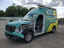 Salvage cars for sale from Copart Assonet, MA: 2014 Nissan NV 2500