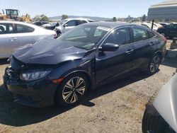 Salvage cars for sale at San Martin, CA auction: 2017 Honda Civic EX