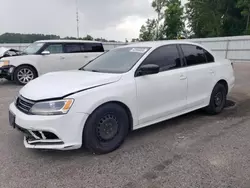 Salvage cars for sale at auction: 2015 Volkswagen Jetta Base