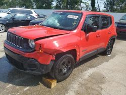 Salvage cars for sale at Bridgeton, MO auction: 2016 Jeep Renegade Sport