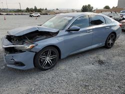 Salvage cars for sale at Mentone, CA auction: 2021 Honda Accord Touring Hybrid