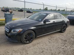 Salvage cars for sale from Copart Houston, TX: 2015 Mercedes-Benz C300