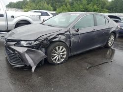 Salvage cars for sale at Assonet, MA auction: 2018 Toyota Camry L