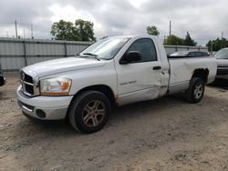 Salvage cars for sale at Lansing, MI auction: 2006 Dodge RAM 1500 ST