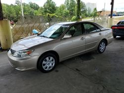 Salvage cars for sale at Gaston, SC auction: 2003 Toyota Camry LE