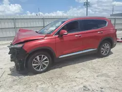 Salvage cars for sale at Jacksonville, FL auction: 2019 Hyundai Santa FE Limited