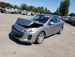 Salvage cars for sale at Woodburn, OR auction: 2012 Mazda 3 I