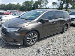 Salvage cars for sale at Byron, GA auction: 2022 Honda Odyssey Touring