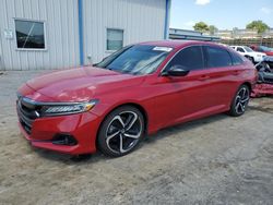 Salvage cars for sale from Copart Tulsa, OK: 2021 Honda Accord Sport