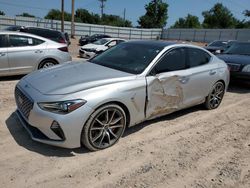 Salvage cars for sale at Oklahoma City, OK auction: 2019 Genesis G70 Elite