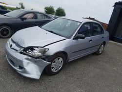 Salvage cars for sale at Montreal Est, QC auction: 2004 Honda Civic DX VP