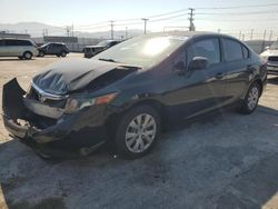 Honda salvage cars for sale: 2012 Honda Civic LX