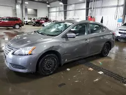 Salvage cars for sale at Ham Lake, MN auction: 2015 Nissan Sentra S