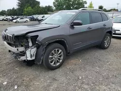 Jeep salvage cars for sale: 2019 Jeep Cherokee Latitude Plus