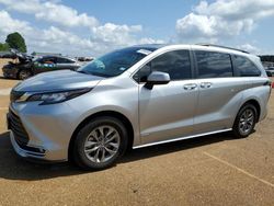 Salvage cars for sale at Longview, TX auction: 2021 Toyota Sienna XLE