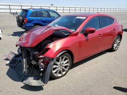 Salvage cars for sale at Fresno, CA auction: 2014 Mazda 3 Grand Touring