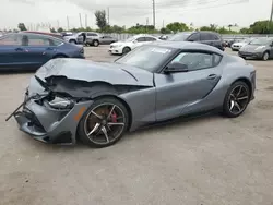 Salvage cars for sale at Miami, FL auction: 2020 Toyota Supra Base