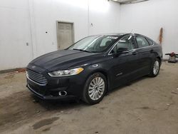 Salvage cars for sale at Madisonville, TN auction: 2013 Ford Fusion SE Hybrid