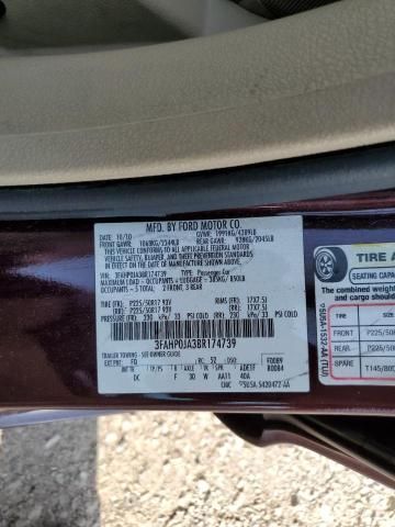 2011 Ford Fusion SEL