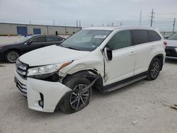 Salvage cars for sale at Haslet, TX auction: 2019 Toyota Highlander SE