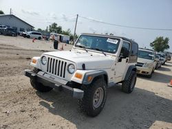 Jeep salvage cars for sale: 2004 Jeep Wrangler X