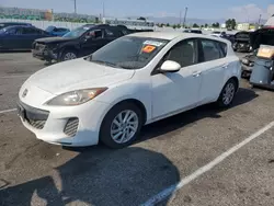 Mazda 3 salvage cars for sale: 2012 Mazda 3 I