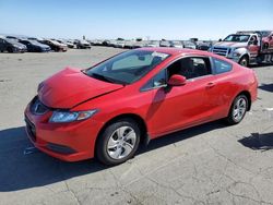 Salvage cars for sale at Martinez, CA auction: 2013 Honda Civic LX