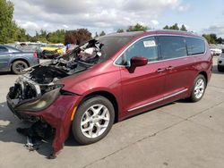 Salvage cars for sale at Woodburn, OR auction: 2018 Chrysler Pacifica Touring L