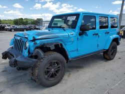 Jeep salvage cars for sale: 2017 Jeep Wrangler Unlimited Sahara