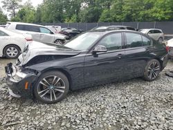 Salvage cars for sale at Waldorf, MD auction: 2018 BMW 330 XI