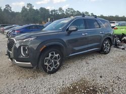 Salvage cars for sale from Copart Houston, TX: 2022 Hyundai Palisade Calligraphy