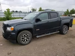 Salvage cars for sale from Copart London, ON: 2018 GMC Canyon SLE