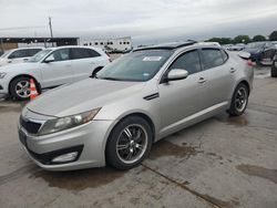 Salvage cars for sale at Grand Prairie, TX auction: 2012 KIA Optima EX