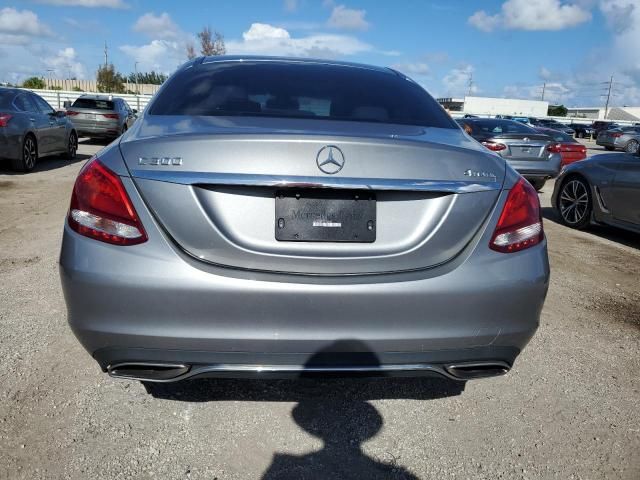 2016 Mercedes-Benz C 300 4matic