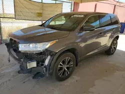 Toyota salvage cars for sale: 2018 Toyota Highlander LE