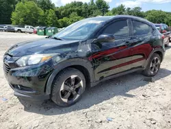 Salvage cars for sale at Mendon, MA auction: 2018 Honda HR-V EXL