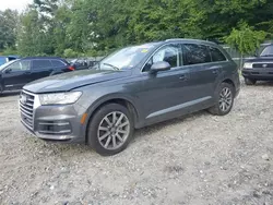 Salvage cars for sale at Candia, NH auction: 2019 Audi Q7 Premium Plus