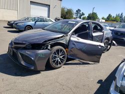 Salvage cars for sale at Woodburn, OR auction: 2022 Toyota Camry SE