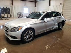 Salvage cars for sale at Oklahoma City, OK auction: 2015 Mercedes-Benz C 300 4matic