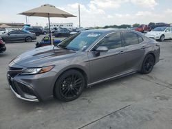 Salvage cars for sale at Grand Prairie, TX auction: 2021 Toyota Camry XSE