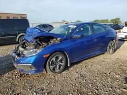 Honda salvage cars for sale: 2020 Honda Civic LX