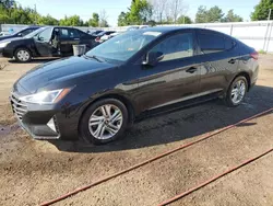 Salvage cars for sale at Bowmanville, ON auction: 2019 Hyundai Elantra SEL