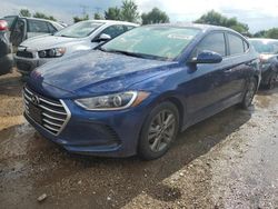 Salvage cars for sale at Elgin, IL auction: 2018 Hyundai Elantra SEL