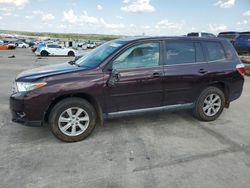 Salvage cars for sale at Grand Prairie, TX auction: 2013 Toyota Highlander Base