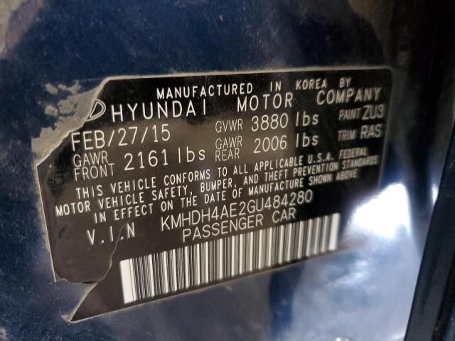 2016 Hyundai Elantra SE