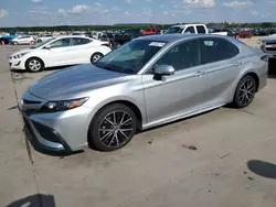 Salvage cars for sale at Grand Prairie, TX auction: 2021 Toyota Camry SE