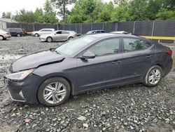 Salvage cars for sale at Waldorf, MD auction: 2020 Hyundai Elantra SEL