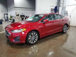 Ford salvage cars for sale: 2019 Ford Fusion SE