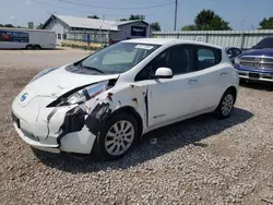 Nissan salvage cars for sale: 2015 Nissan Leaf S